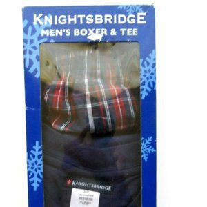 Knightsbridge 100% Cotton Men's Boxer & Tee Set